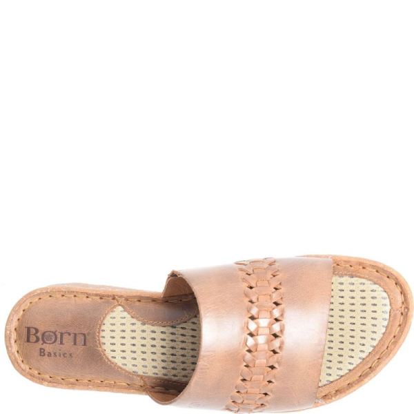 Born | For Women Trenza Basic Sandals - Light Tan Woven (Tan)