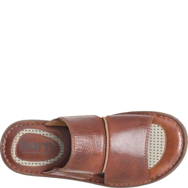 Born | For Men Flores Sandals - Dark Tan Bourbon (Brown)