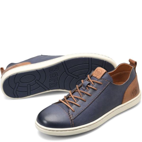 Born | For Men Allegheny Luxe Sneakers - Navy Universe Combo (Blue)