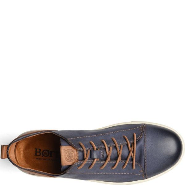 Born | For Men Allegheny Luxe Sneakers - Navy Universe Combo (Blue)