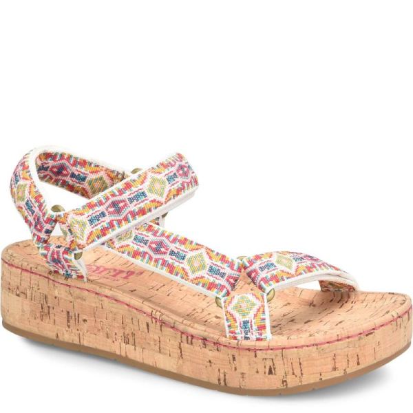 Born | For Women Sirena Sandals - White (Multicolor)