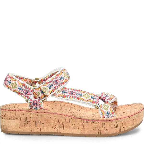 Born | For Women Sirena Sandals - White (Multicolor)