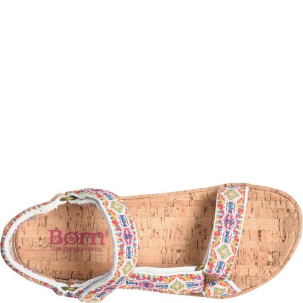 Born | For Women Sirena Sandals - White (Multicolor)