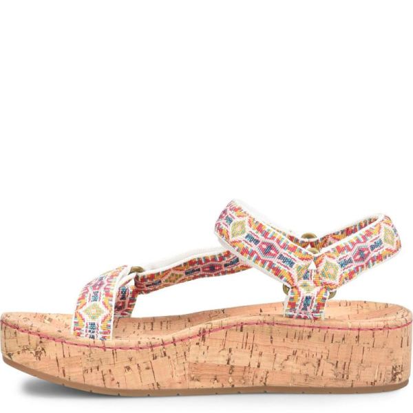 Born | For Women Sirena Sandals - White (Multicolor)