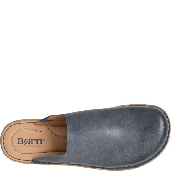 Born | For Women Andy Clogs - Light Jeans Distressed (Blue)