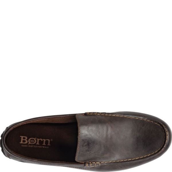 Born | For Men Allan Slip-Ons & Lace-Ups - Dark Sea Lion (Brown)