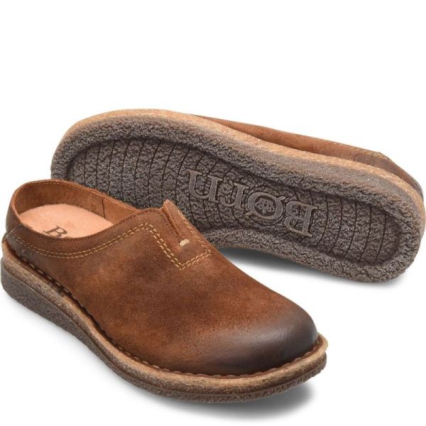 Born | For Women Seana Clogs - Glazed Ginger Distressed (Brown)