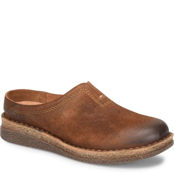 Born | For Women Seana Clogs - Glazed Ginger Distressed (Brown)