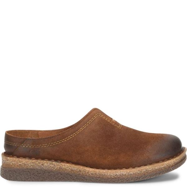 Born | For Women Seana Clogs - Glazed Ginger Distressed (Brown)