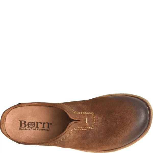 Born | For Women Seana Clogs - Glazed Ginger Distressed (Brown)