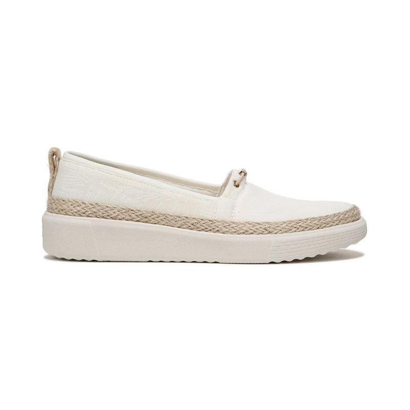 Bzees Women's Maui Slip On-White Fabric | New Arrivals