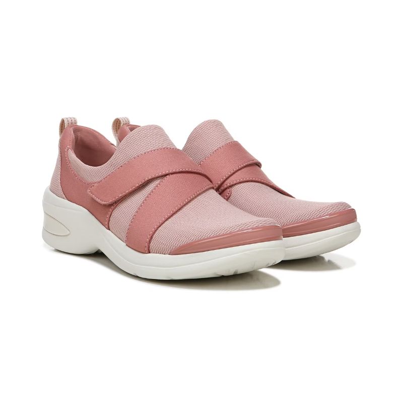 Bzees Women's Refresh Slip On Sneaker-Canyon Clay Pink Fabric | New Arrivals