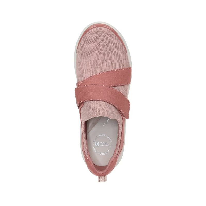 Bzees Women's Refresh Slip On Sneaker-Canyon Clay Pink Fabric | New Arrivals