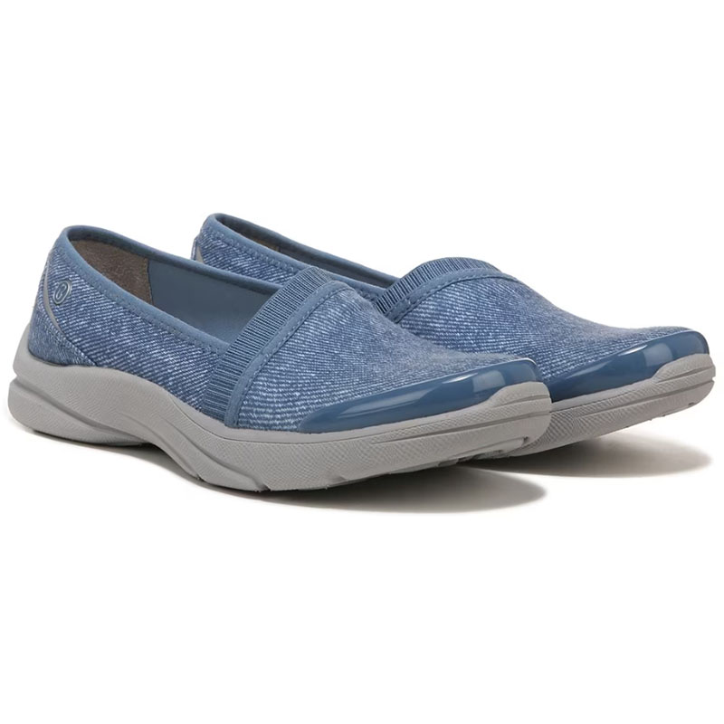 Bzees Women's Lollipop Slip On-Blue Denim Fabric | New Arrivals