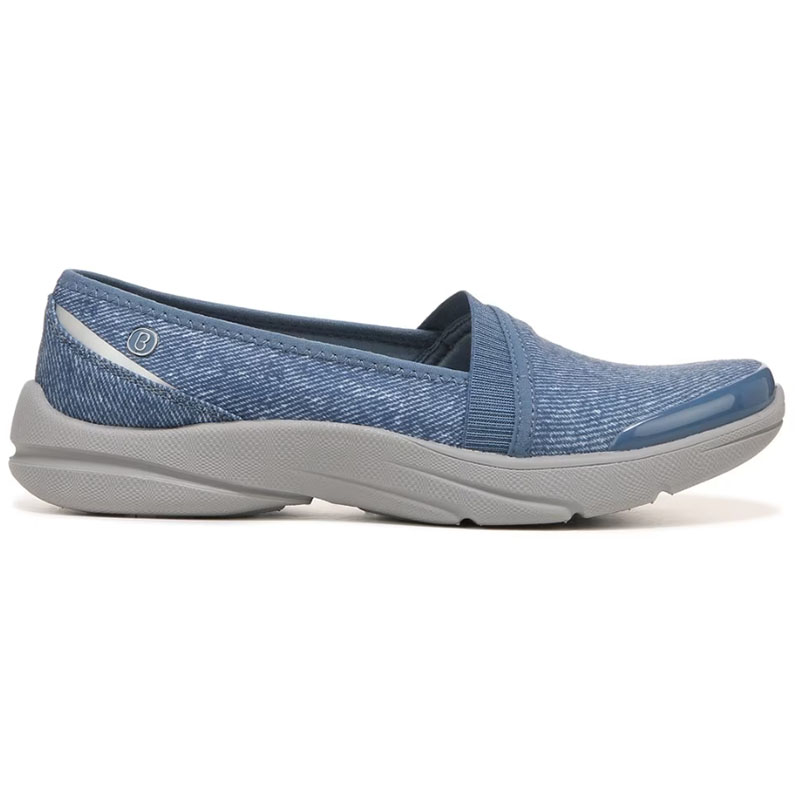 Bzees Women's Lollipop Slip On-Blue Denim Fabric | New Arrivals