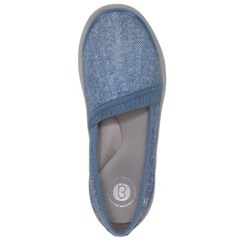 Bzees Women's Lollipop Slip On-Blue Denim Fabric | New Arrivals