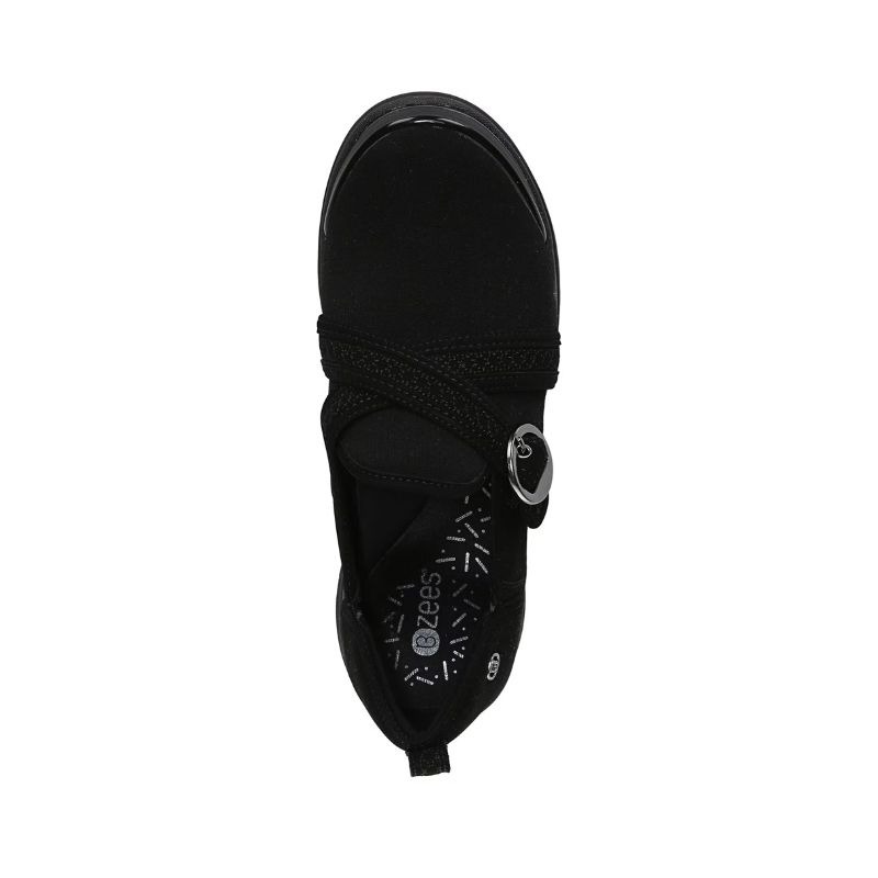 Bzees Women's Indigo Slip On-Black Fabric | New Arrivals