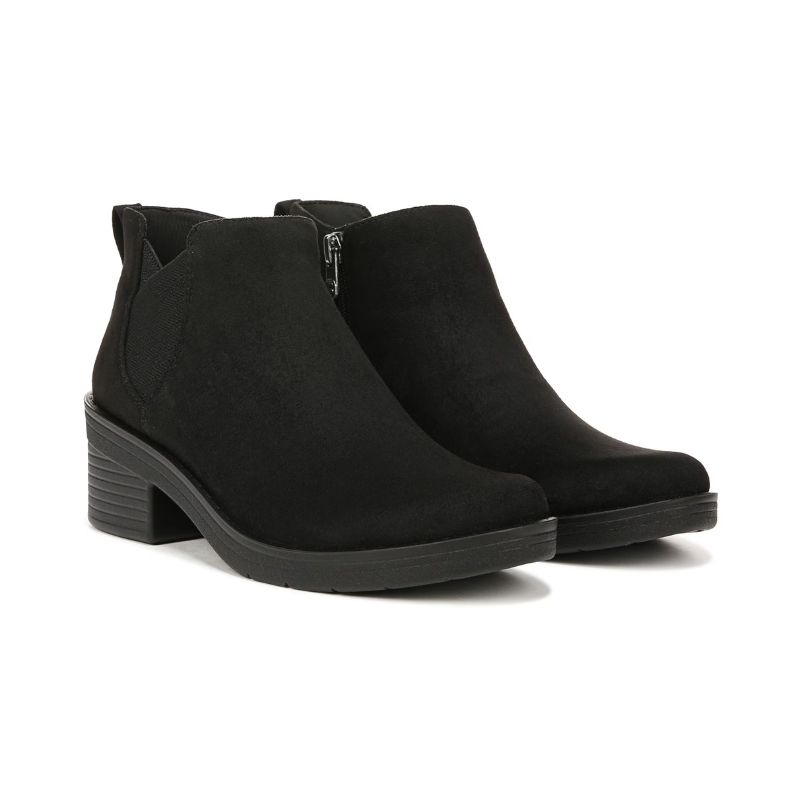 Bzees Women's Ontario Ankle Bootie-Black Fabric | New Arrivals