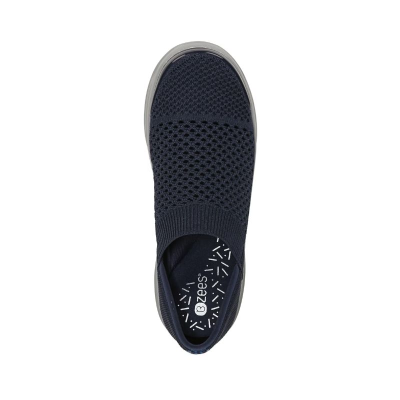 Bzees Women's Charlie Knit Slip On-Navy | New Arrivals