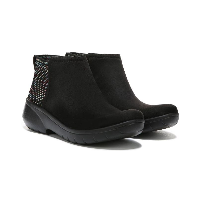 Bzees Women's Karma Bootie-Black Rainbow Microfiber | New Arrivals