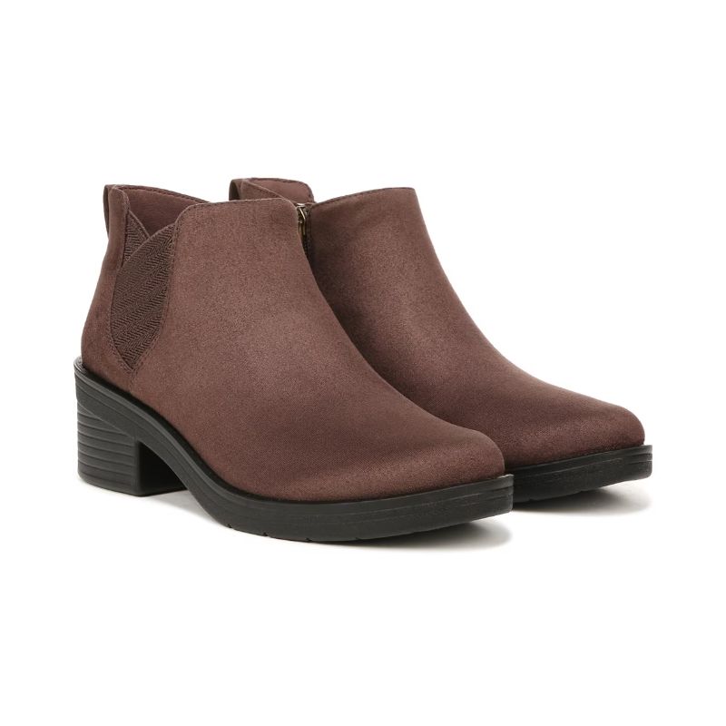 Bzees Women's Ontario Ankle Bootie-Brown Fabric | New Arrivals