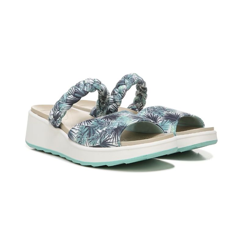 Bzees Women's New Wave Slide Sandal-Greenleaf Fabric | New Arrivals