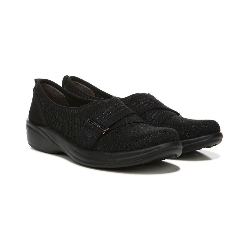 Bzees Women's Niche III Slip On-Blacknet Fabric | New Arrivals