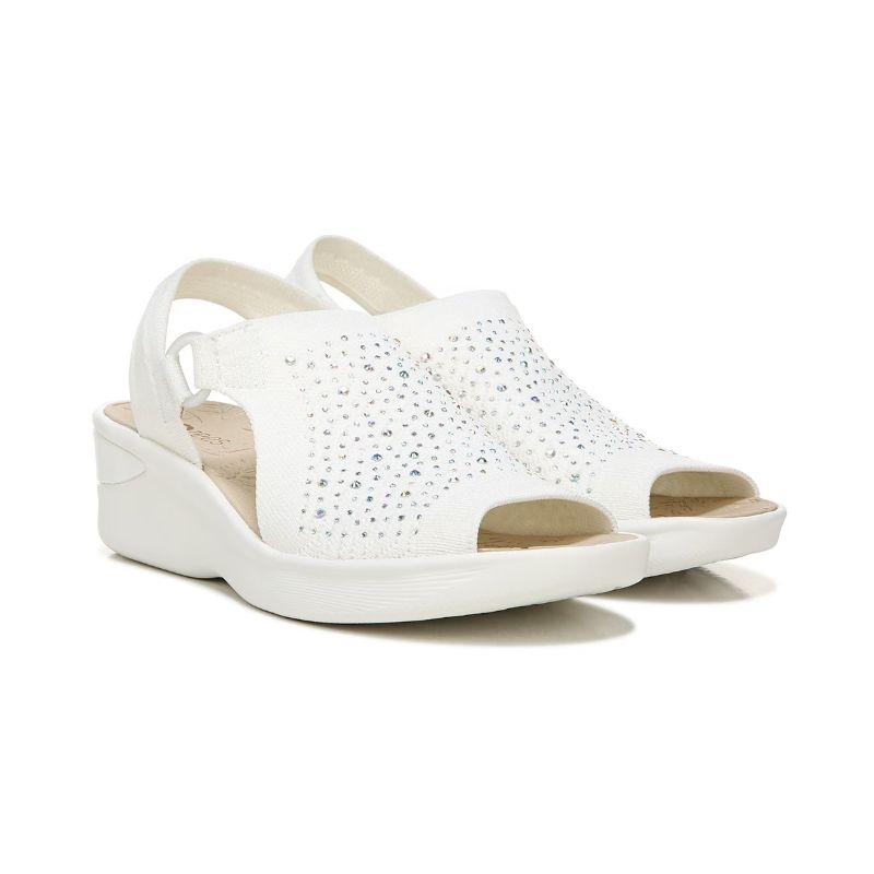 Bzees Women's Star Bright Sandal-White | New Arrivals