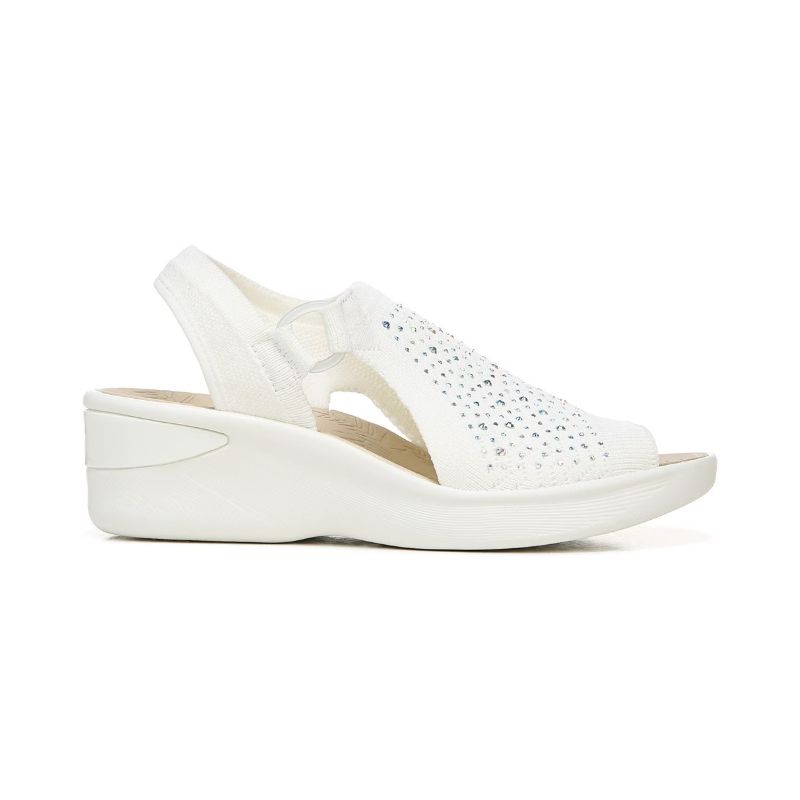 Bzees Women's Star Bright Sandal-White | New Arrivals