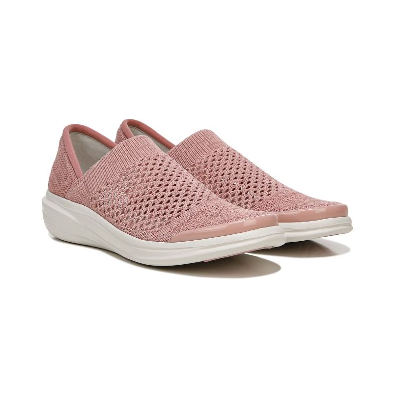 Bzees Women's Charlie Knit Slip On-Rose | New Arrivals