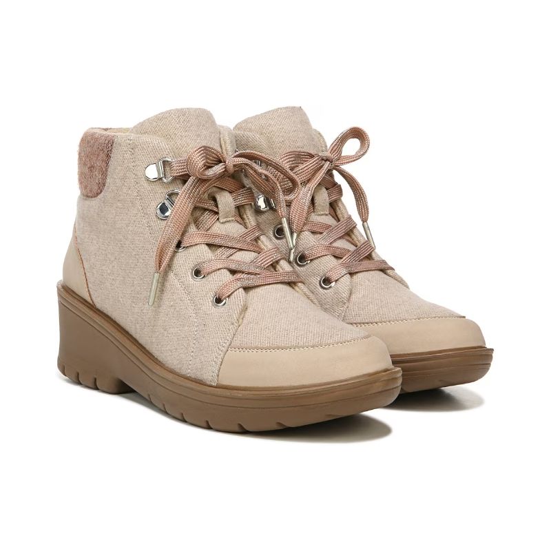 Bzees Women's Brooklyn Bootie-Beige Fabric | New Arrivals