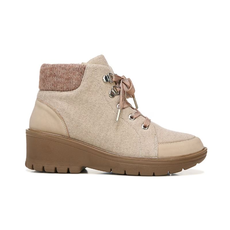 Bzees Women's Brooklyn Bootie-Beige Fabric | New Arrivals