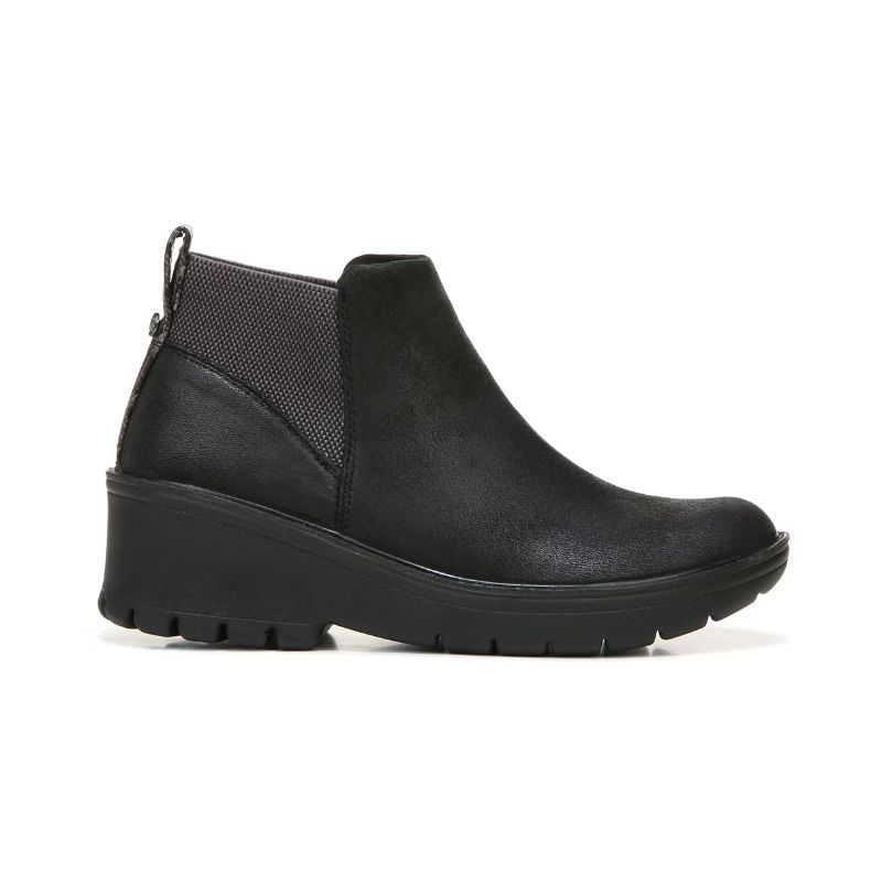 Bzees Women's Boston Bootie-Black Fabric | New Arrivals