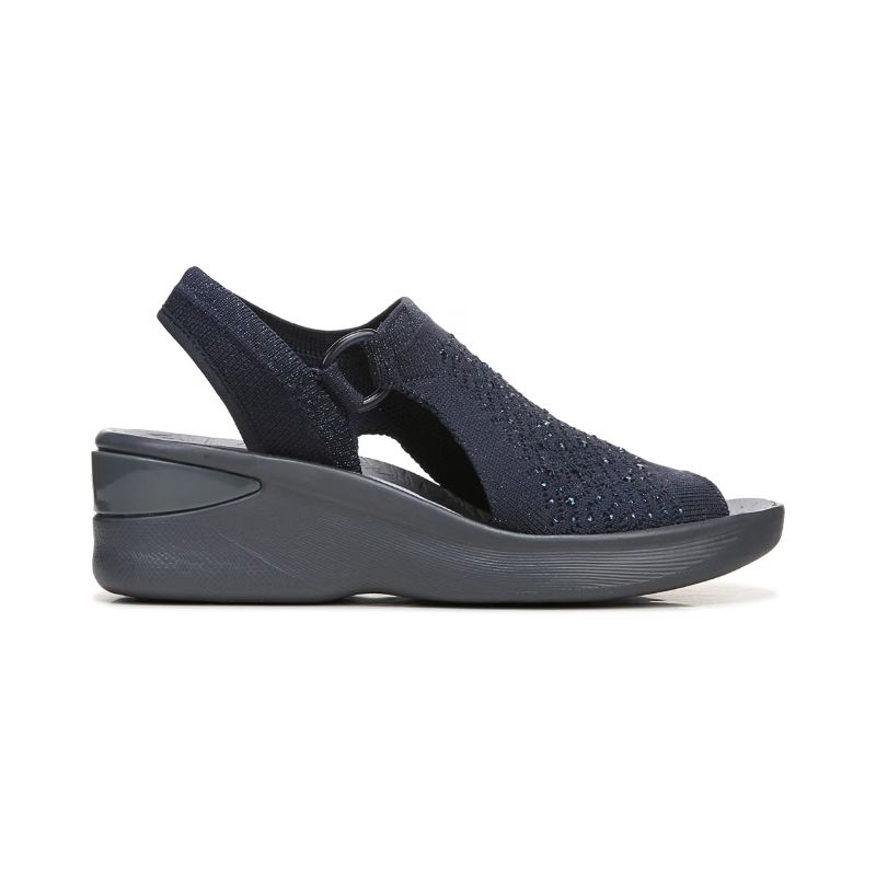 Bzees Women's Star Bright Sandal-Navy | New Arrivals