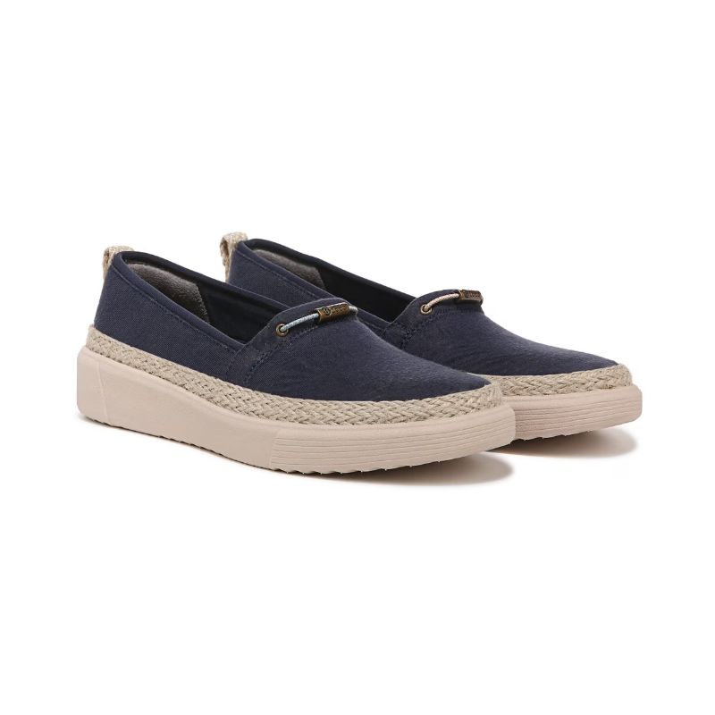 Bzees Women's Maui Slip On-Navy Fabric | New Arrivals