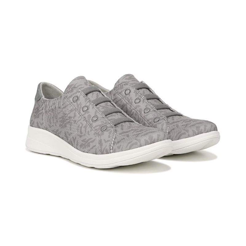 Bzees Women's Golden Knit Slip On Sneaker-Grey Fabric | New Arrivals