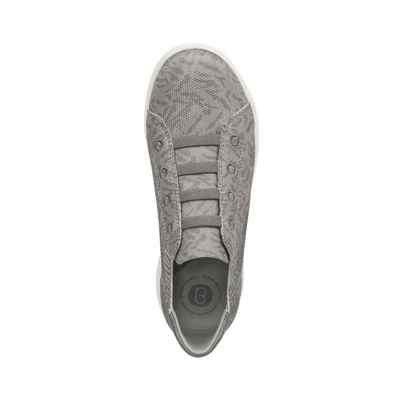 Bzees Women's Golden Knit Slip On Sneaker-Grey Fabric | New Arrivals