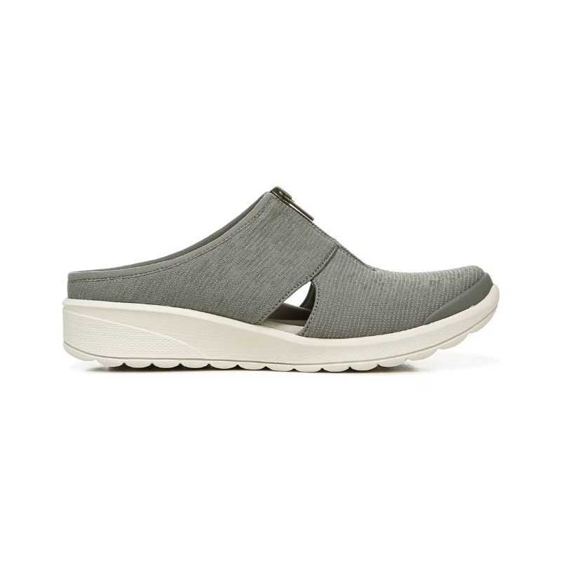 Bzees Women's Gabby Wedge Slip On-Olive Fabric | New Arrivals