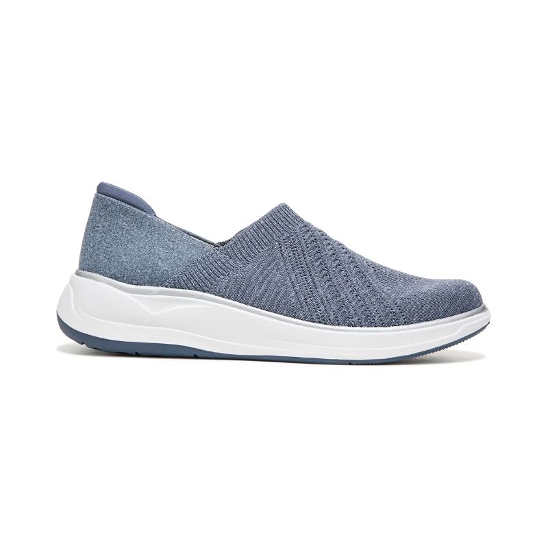 Bzees Women's Triumph Slip On-Ash Blue Fabric | New Arrivals