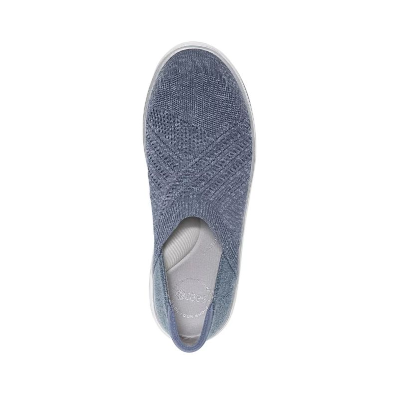 Bzees Women's Triumph Slip On-Ash Blue Fabric | New Arrivals