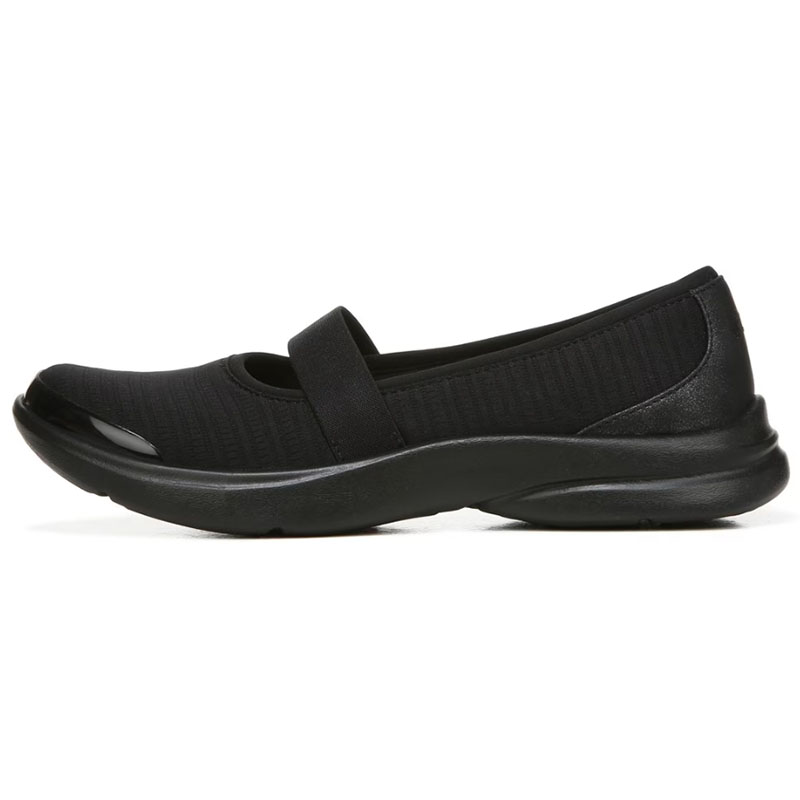 Bzees Women's Jupiter Slip On-Black Fabric | New Arrivals