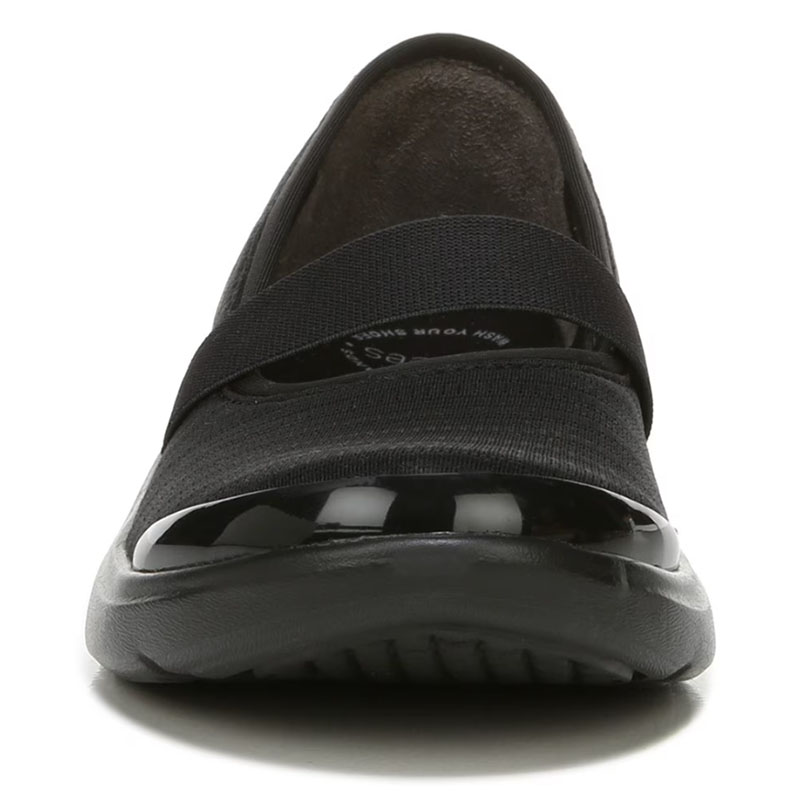 Bzees Women's Jupiter Slip On-Black Fabric | New Arrivals