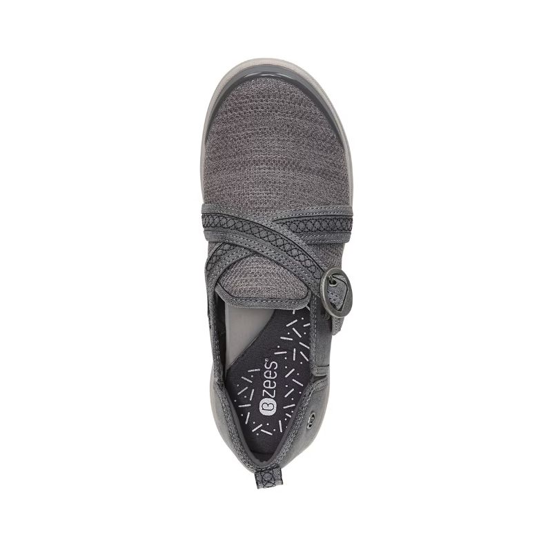 Bzees Women's Indigo Slip On-Grey Diamond Dip Fabric | New Arrivals