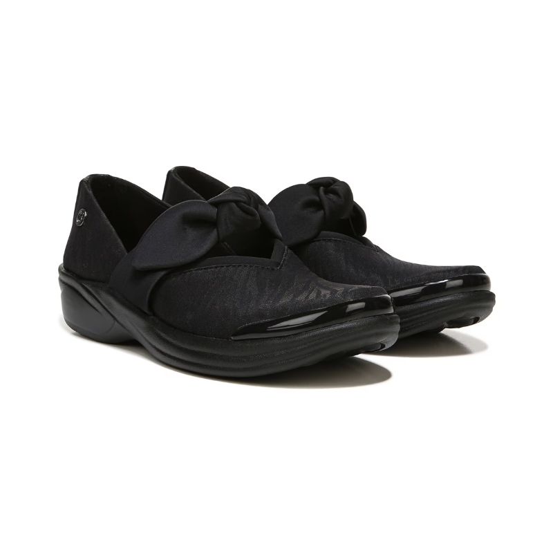 Bzees Women's Playful Slip On-Black | New Arrivals