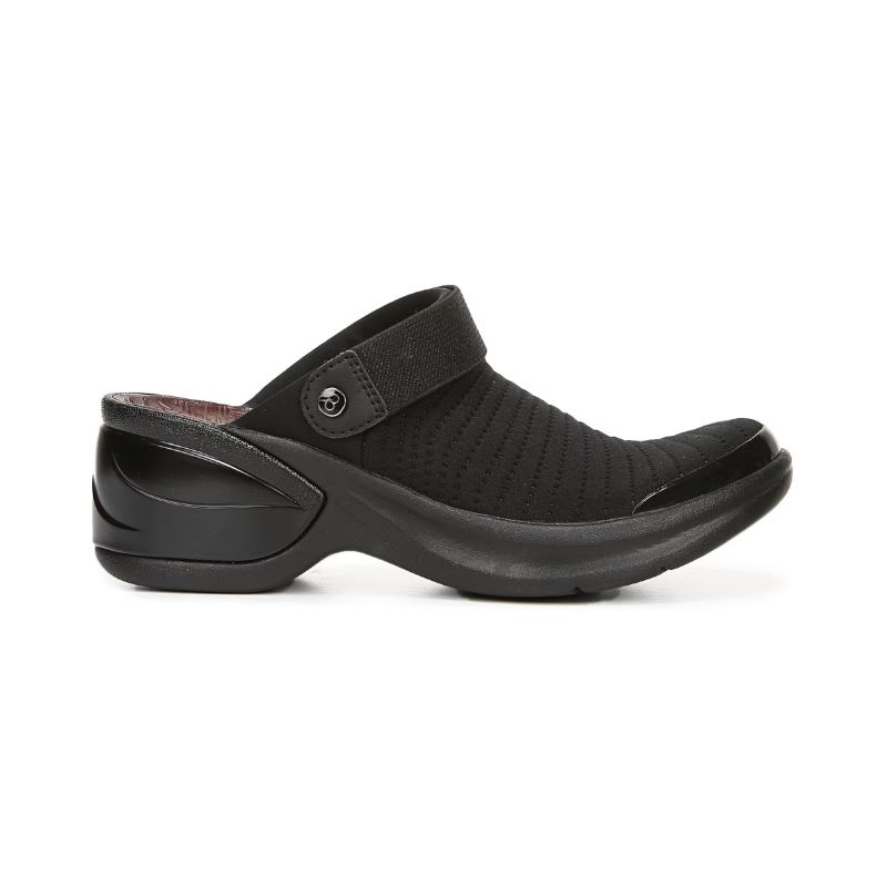 Bzees Women's Kitty Clog-Black Oversized Geo | New Arrivals