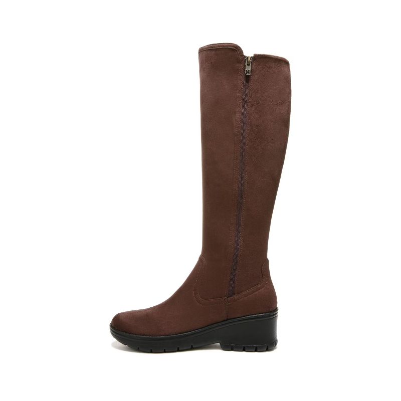 Bzees Women's Brandy Knee High Boot-Chicory Brown Fabric | New Arrivals