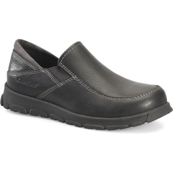 CAROLINA | WOMEN'S S-117 ALUMINUM TOE SLIP-ON in BLACK