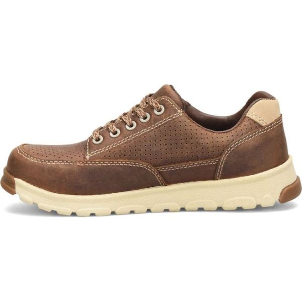 CAROLINA | WOMEN'S S-117 ALUMINUM TOE OXFORD in DARK BROWN