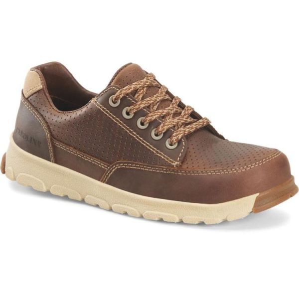 CAROLINA | WOMEN'S S-117 ALUMINUM TOE OXFORD in DARK BROWN