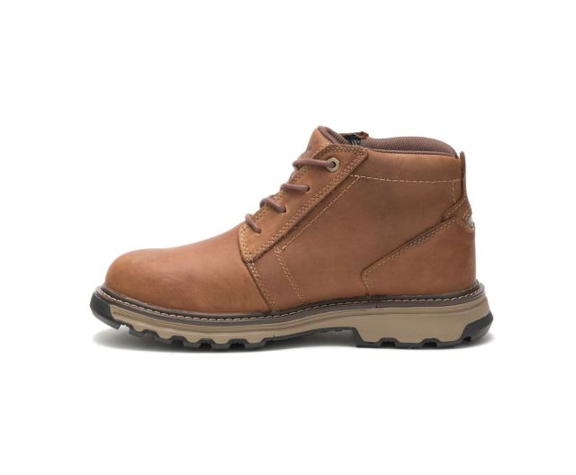 Cat Footwear | Parker Steel Toe Work Boot Dark Beige